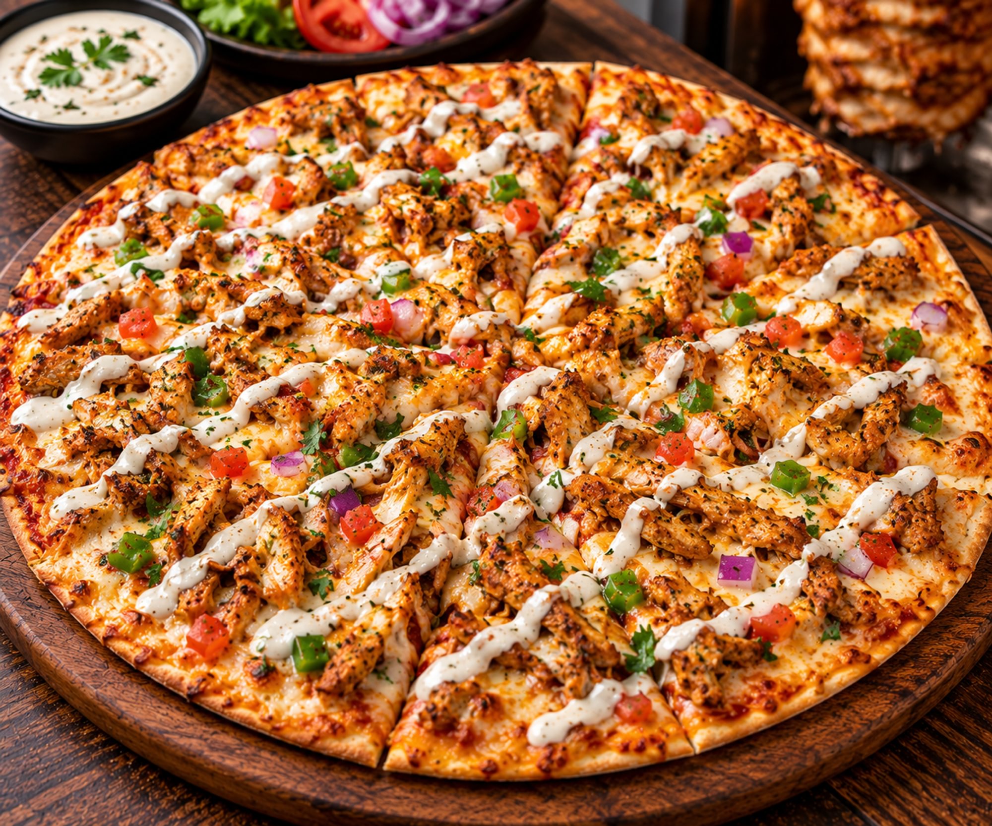 Chicken Shawarma Pizza