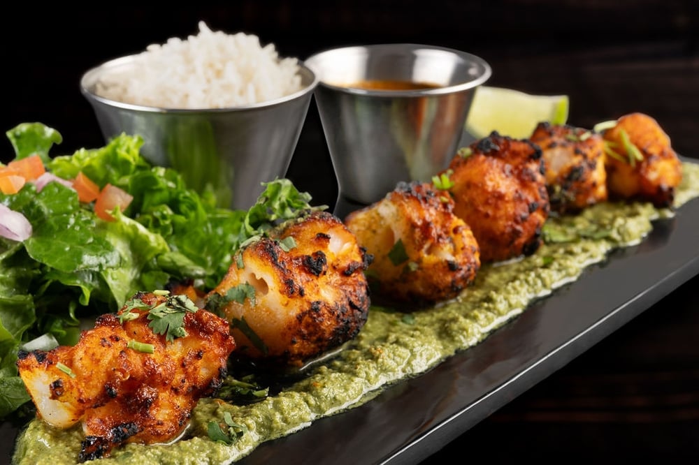 Plate: Fish Tikka  (N,G)