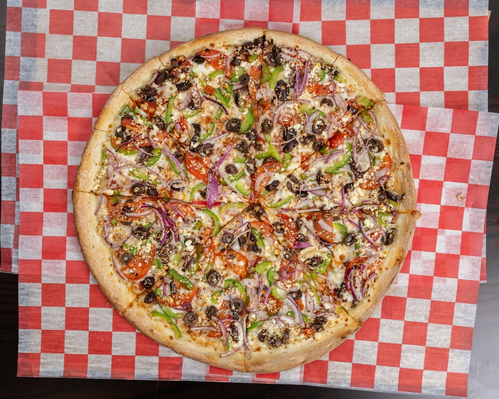 Mini 8" Greek Style Pizza
