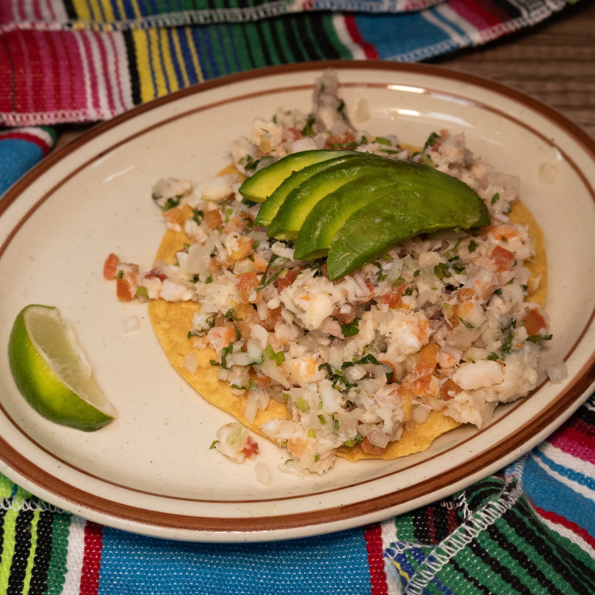 Tostada De Ceviche