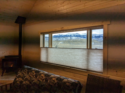 Being from Wyoming we at Budget Blinds of Rock Springs understand the importance of a view. Let us help you get the insulation factor you need while still keeping your view with cellular shades.