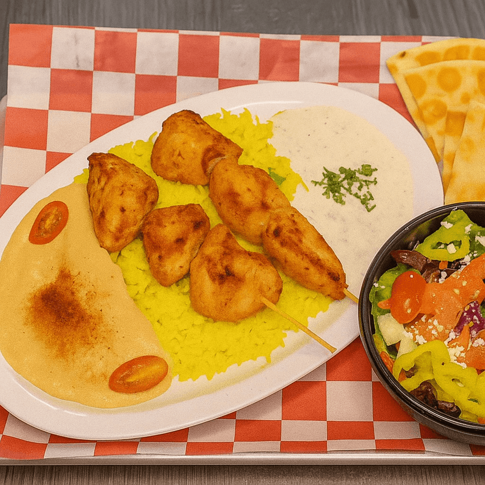 Chicken Kabob Dinner