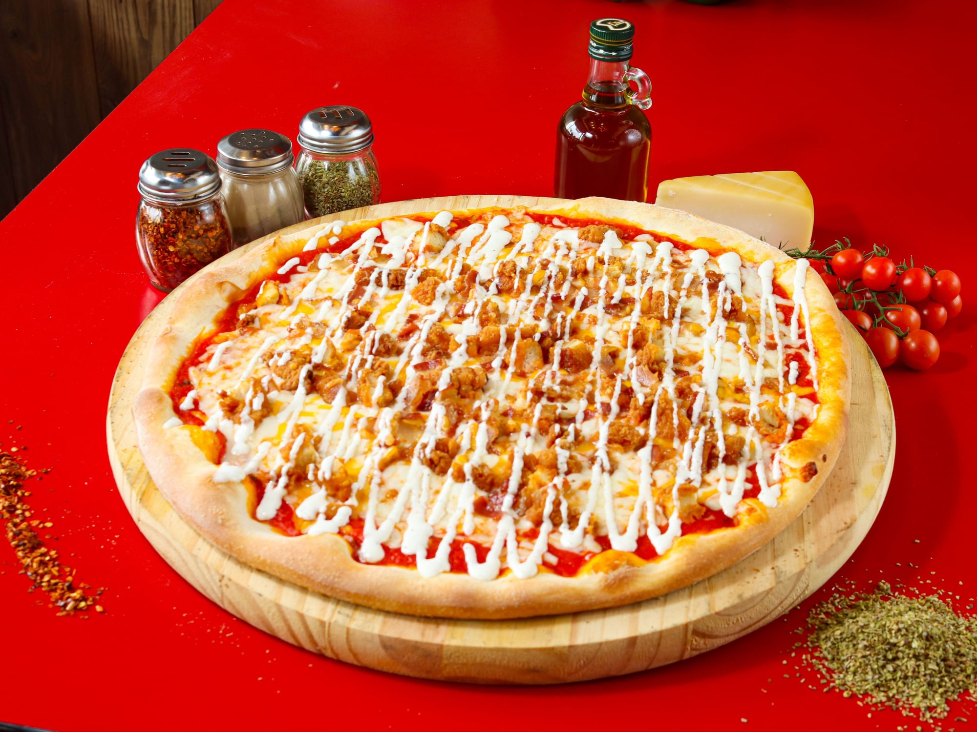 Chicken Cutlet Pizza (Personal Pie)