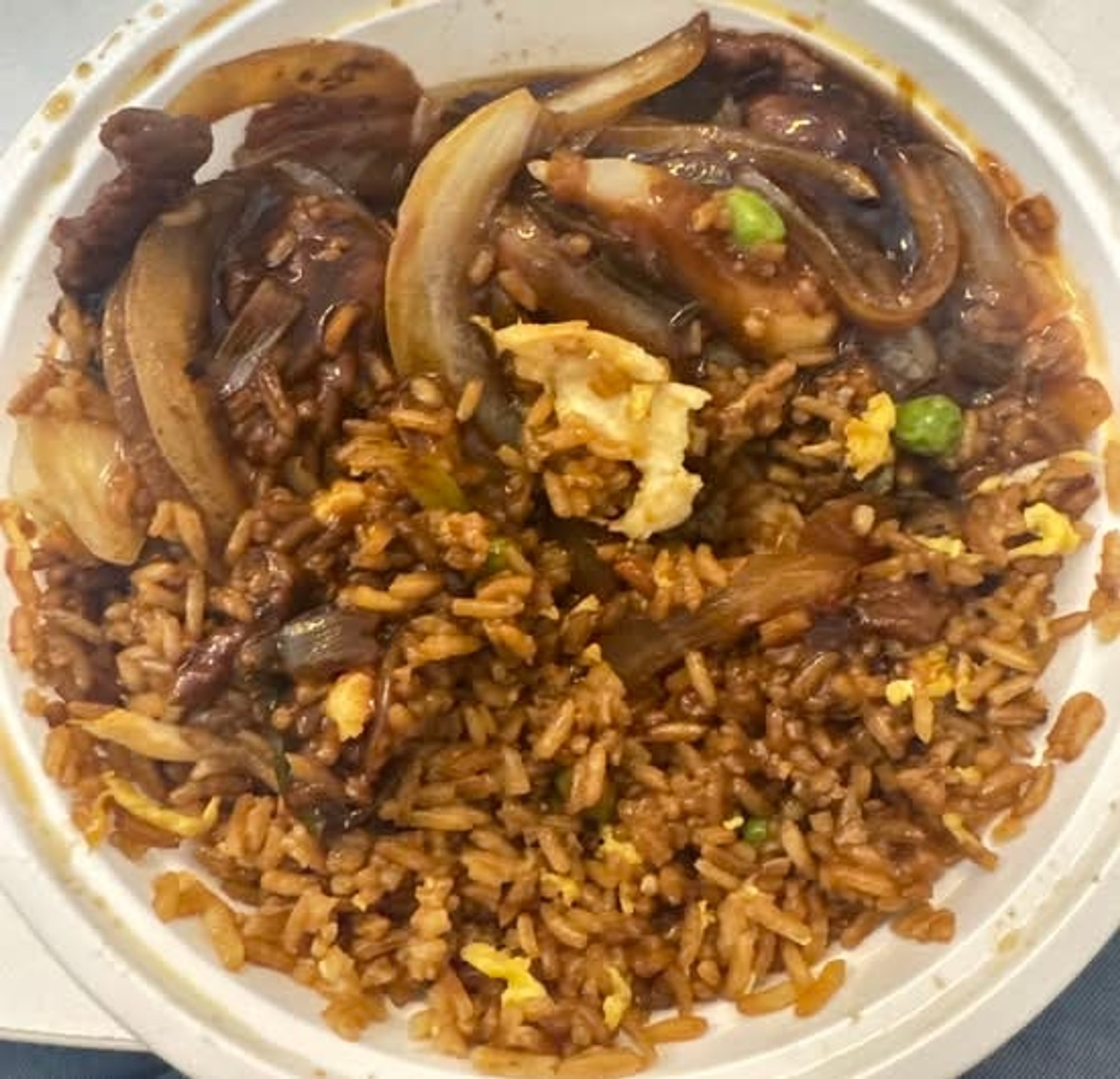 Dinner Mongolian Beef Combination Platter