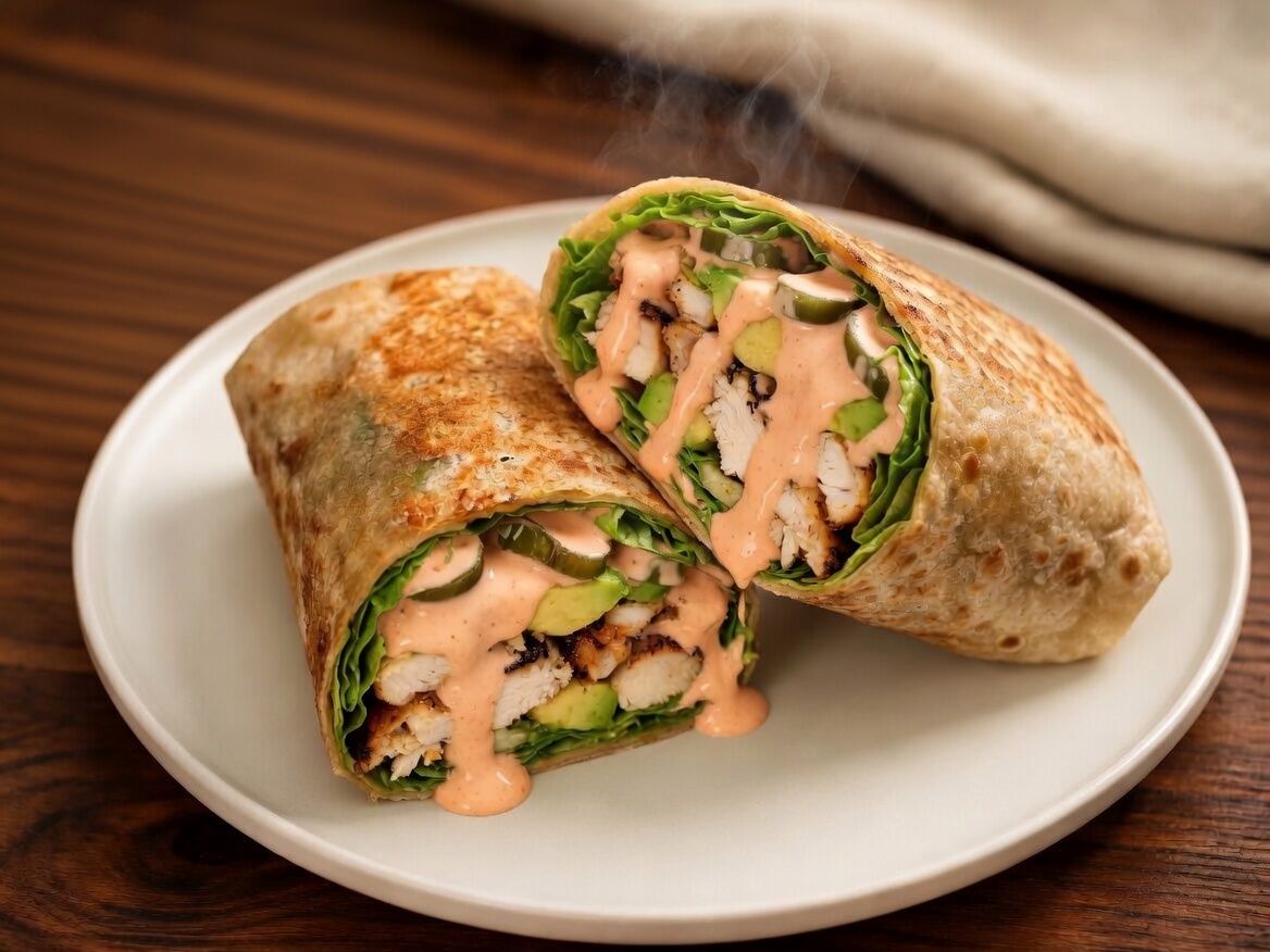 76. Fried Shrimps Wrap