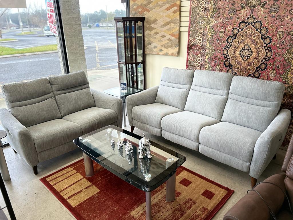 Corby Lane Dual Power Reclining Sofa & Loveseat