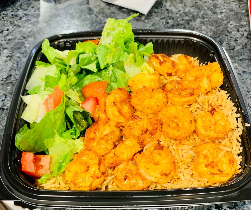11. Grilled Shrimp Over Rice