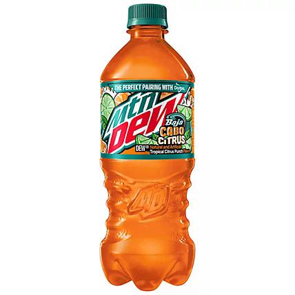 Mtn Dew Baja Cabo Citrus 20oz
