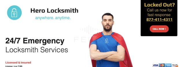 Hero Locksmith Logo