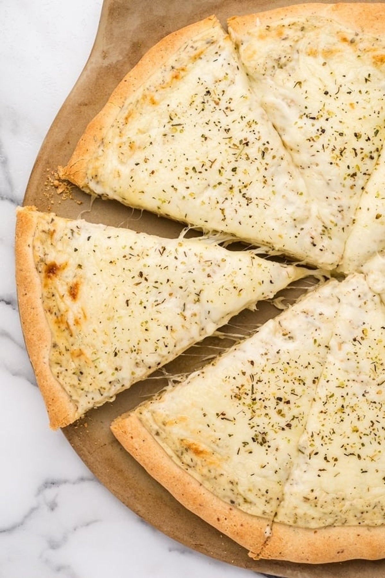 20" White Pizza