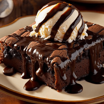 Brownie with Ice Cream