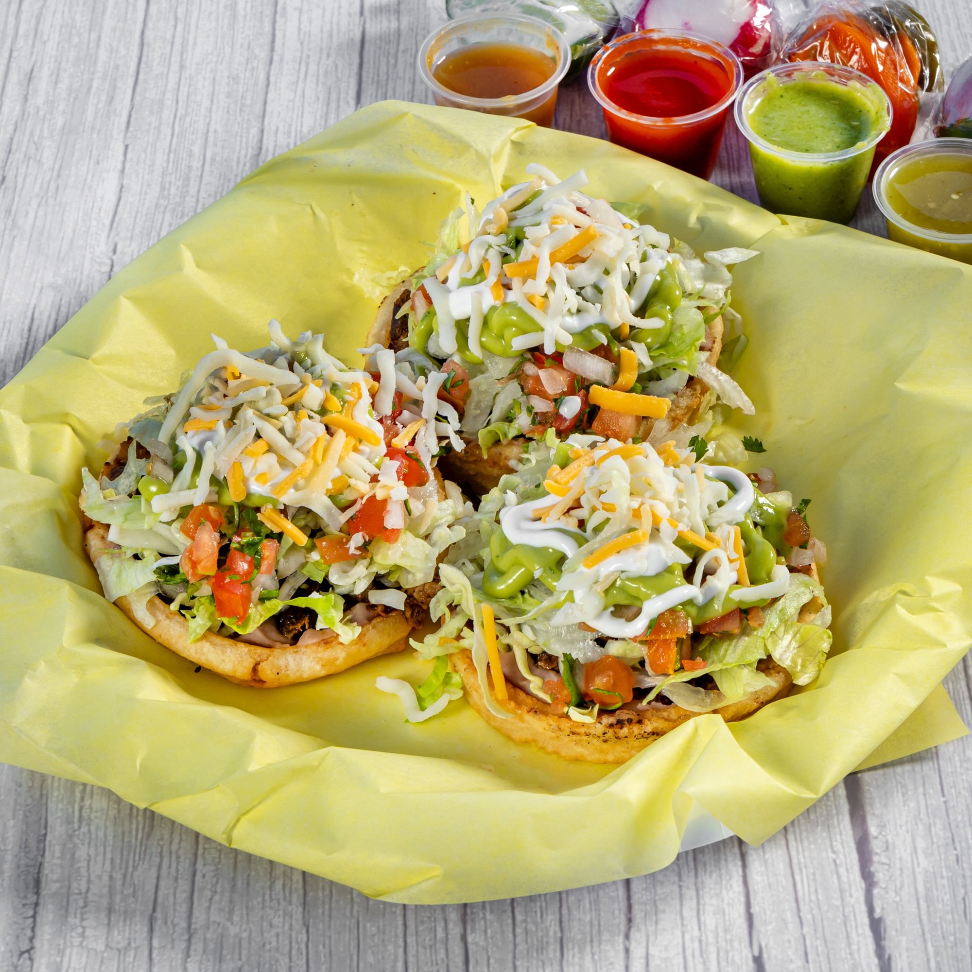 3 sopes plus drink