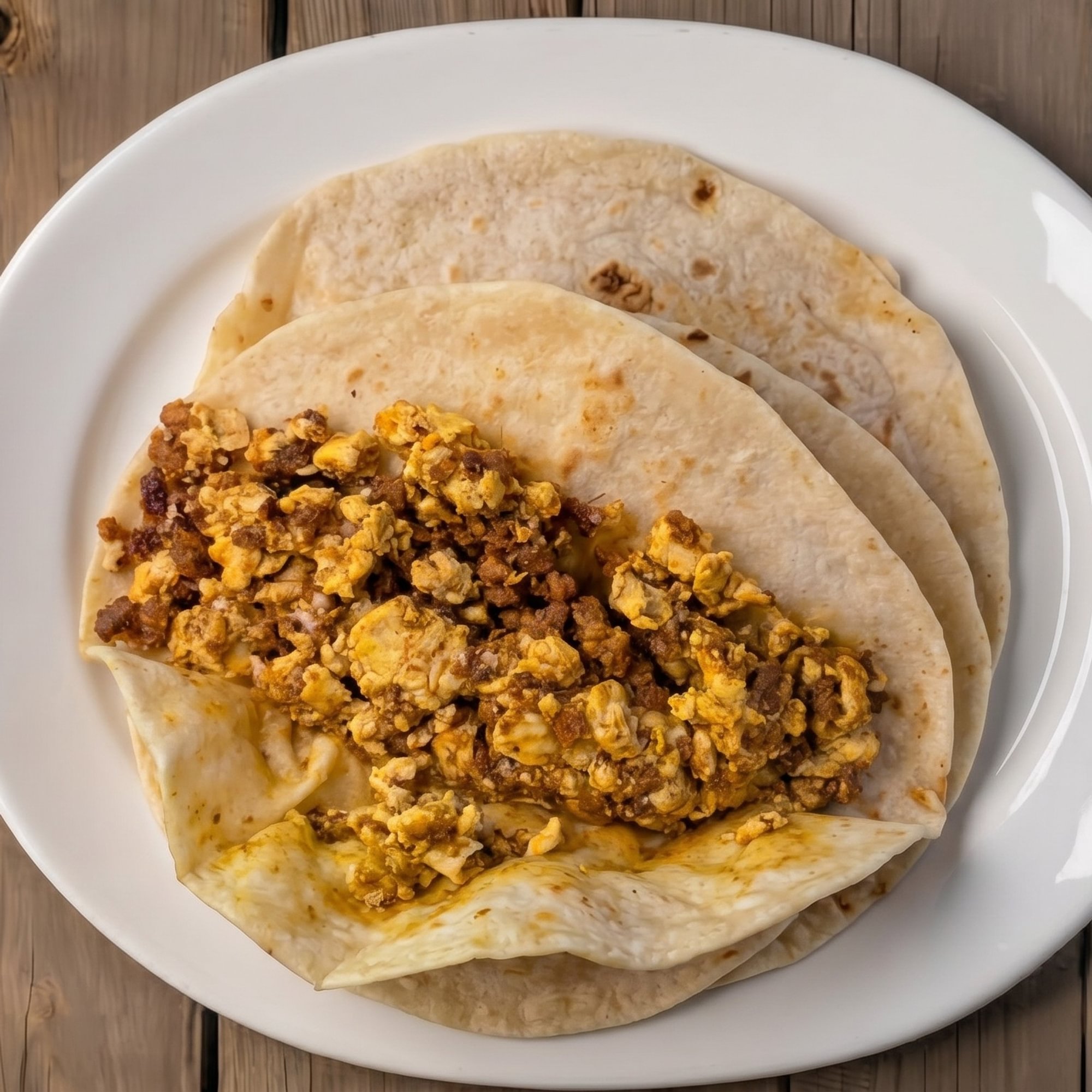 Chorizo Con Huevo Taco