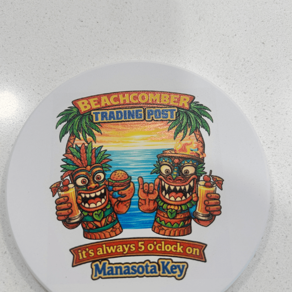 Totem Pole Ceramic 4 inch Coaster