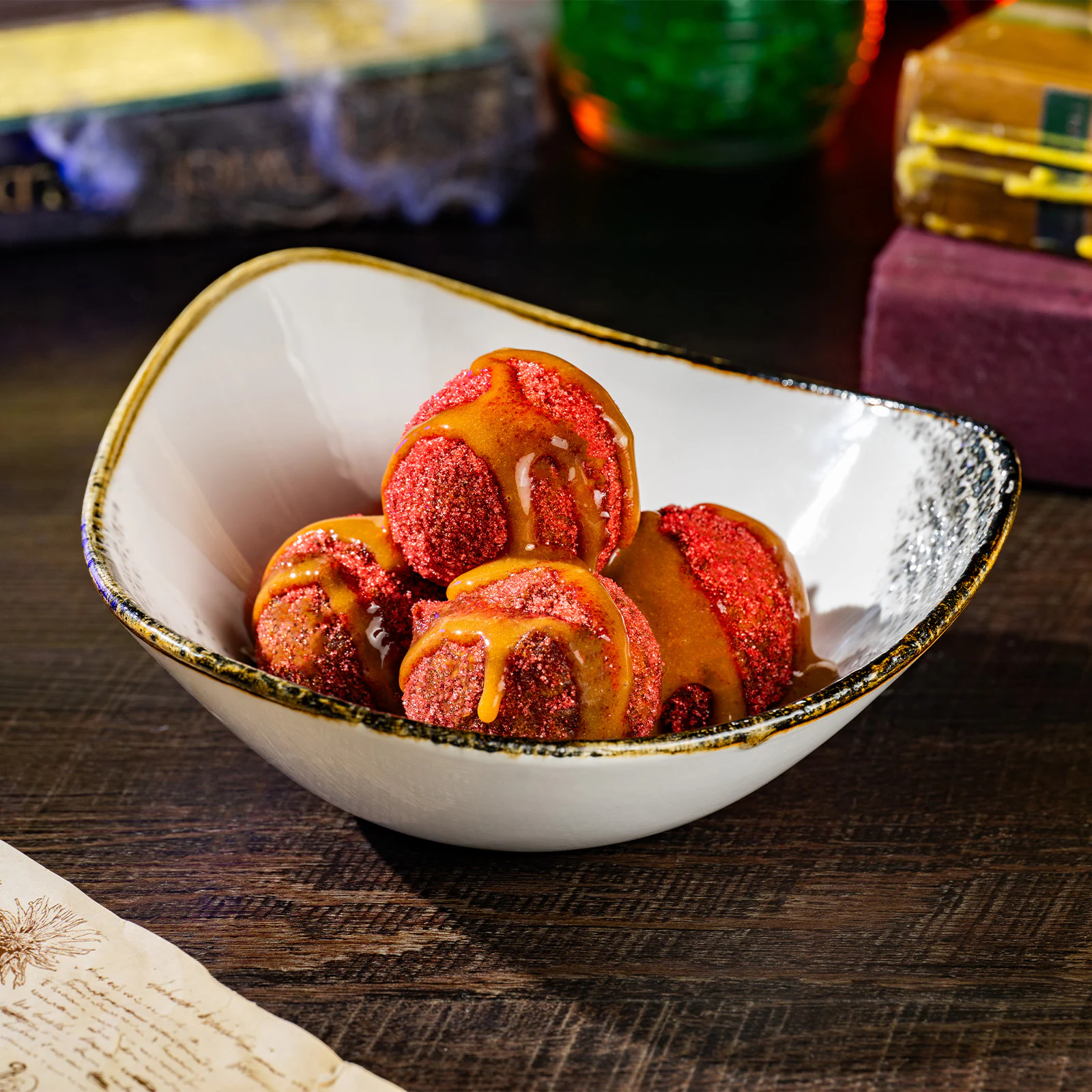 Not-So-Poison Apple Doughnuts