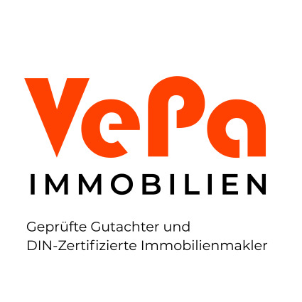 Logo von VePa IMMOBILIEN - Geprüfte Gutachter und DIN-Zertifizierte Immobilienmakler.