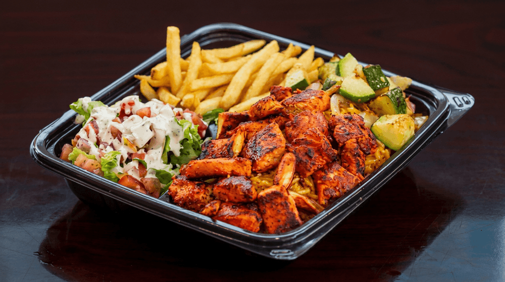 Grilled Chicken Over Rice