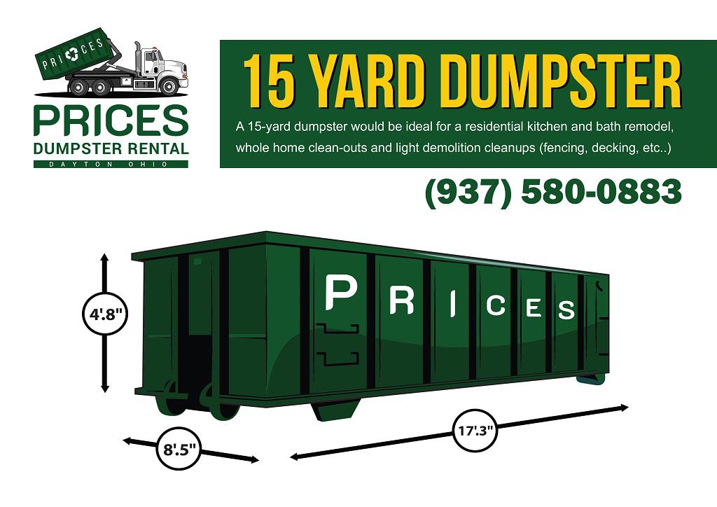 Prices Dumpster Rental Dayton Ohio Photo