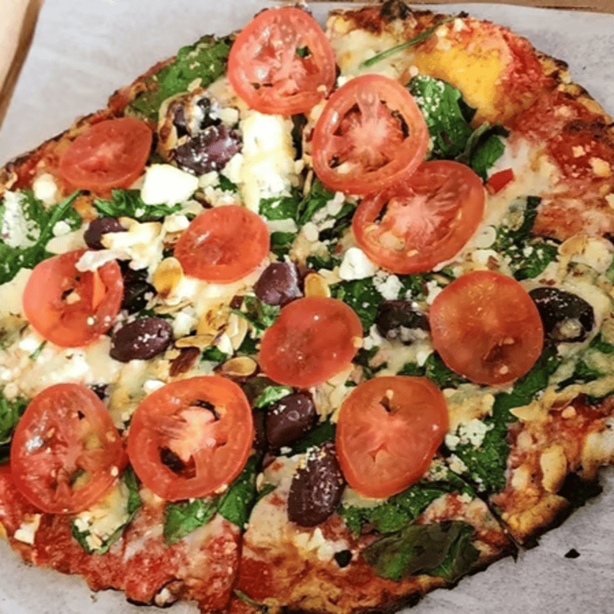 O Large Spinach Pizza