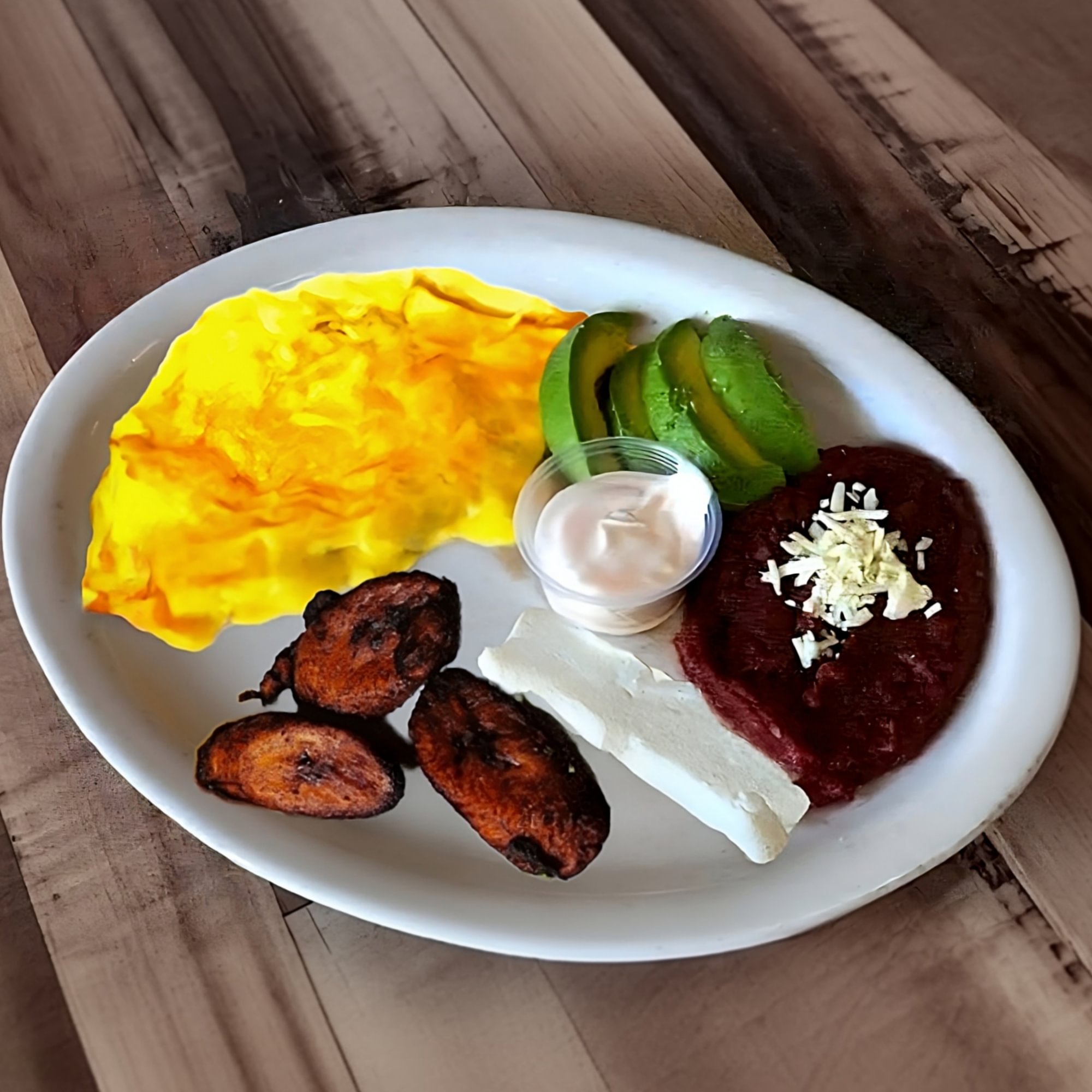 Huevos en Torta