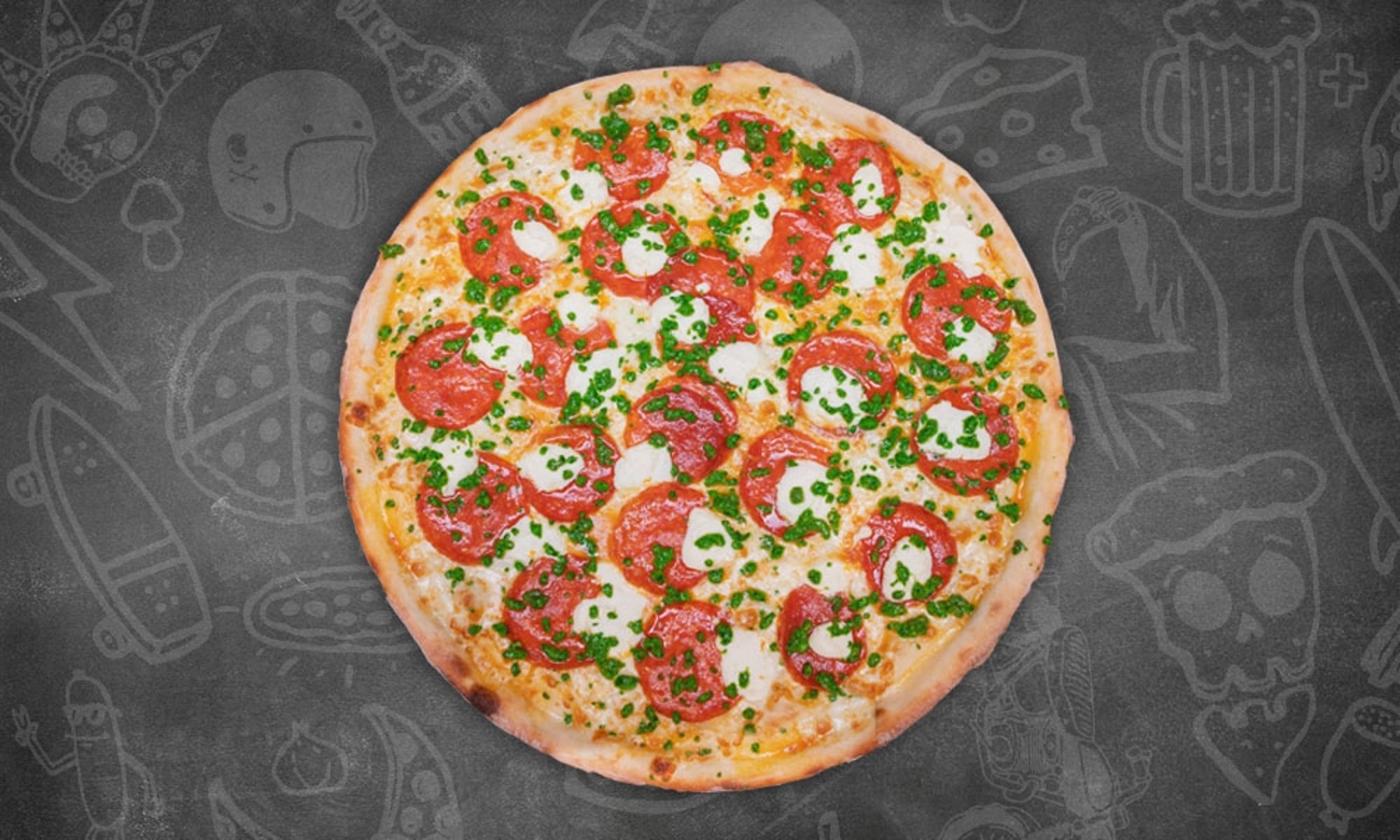 Pesto Pepperoni Whole Pie