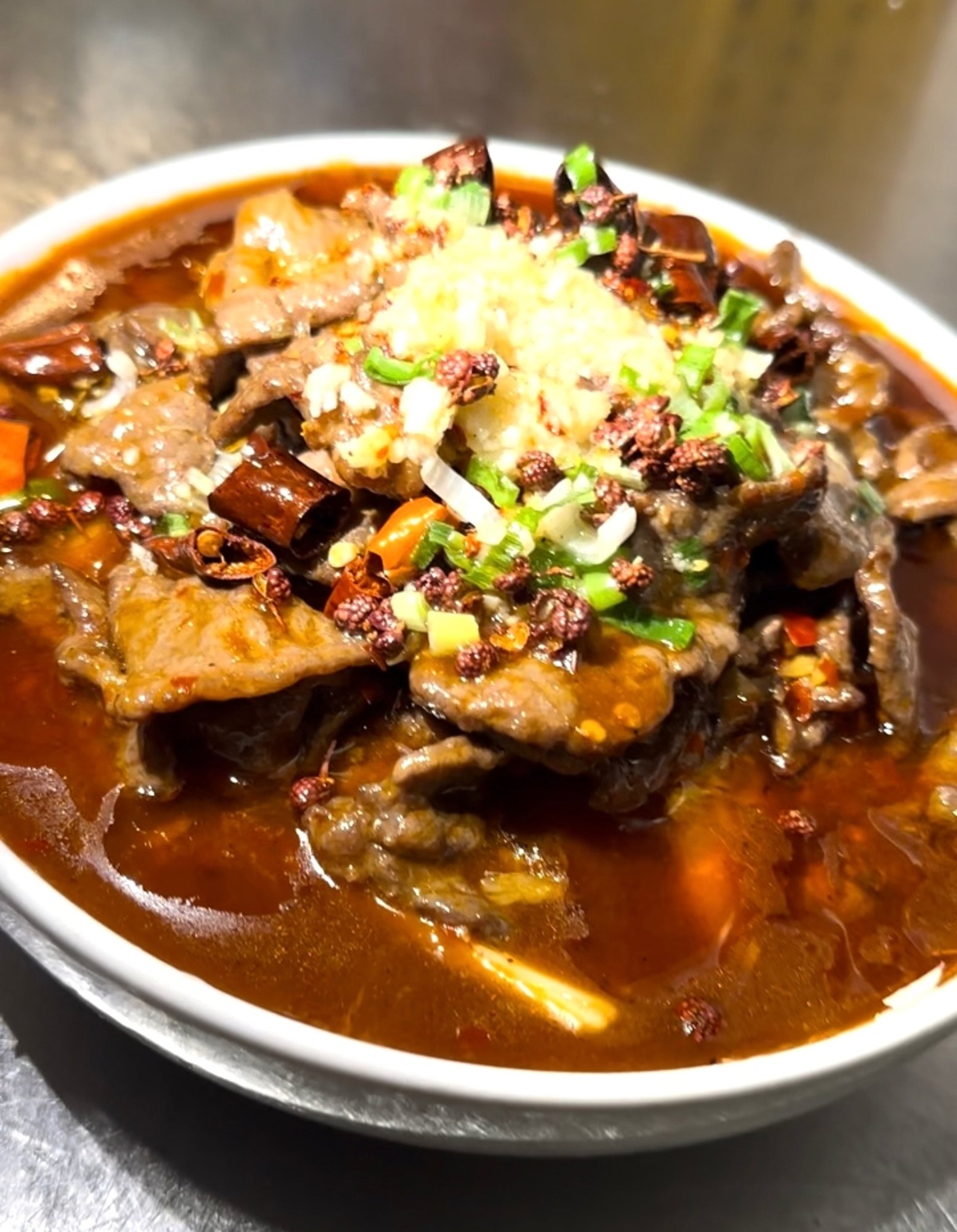 Spicy Poached Beef 水煮牛肉 🌶️