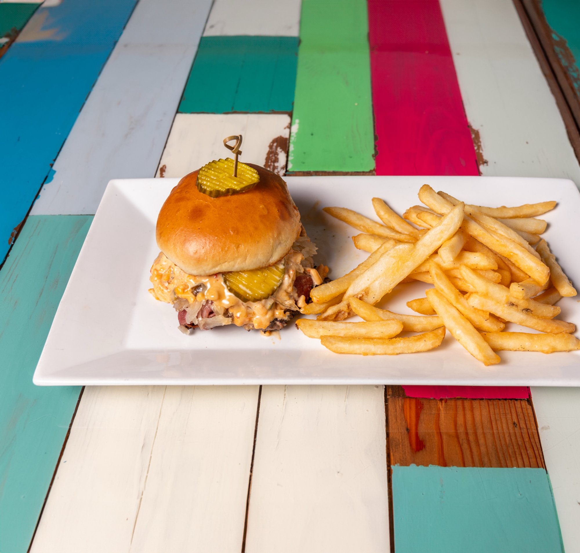 Smashtrami Burger