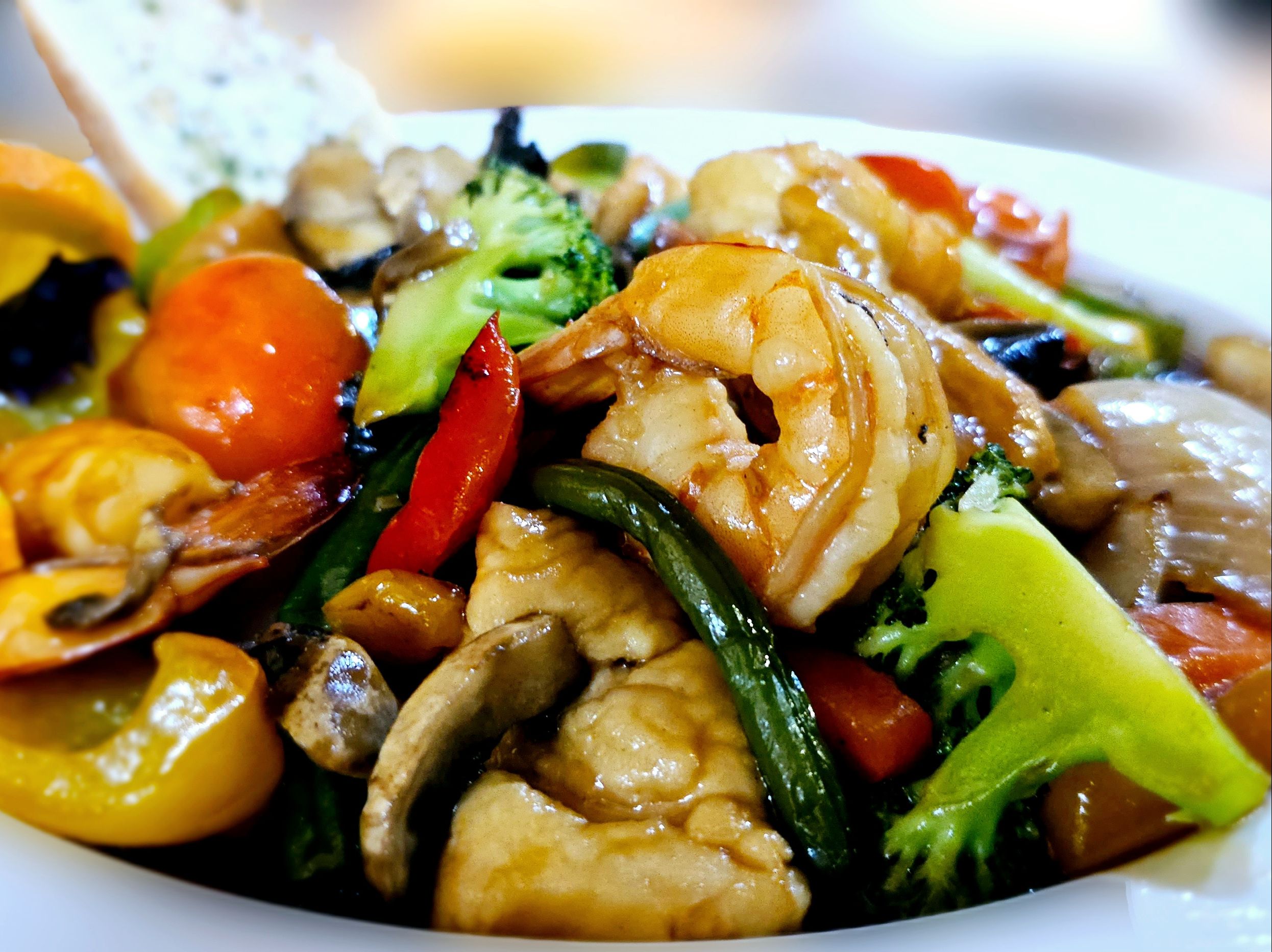 Checkien & Shrimp Teriyaki