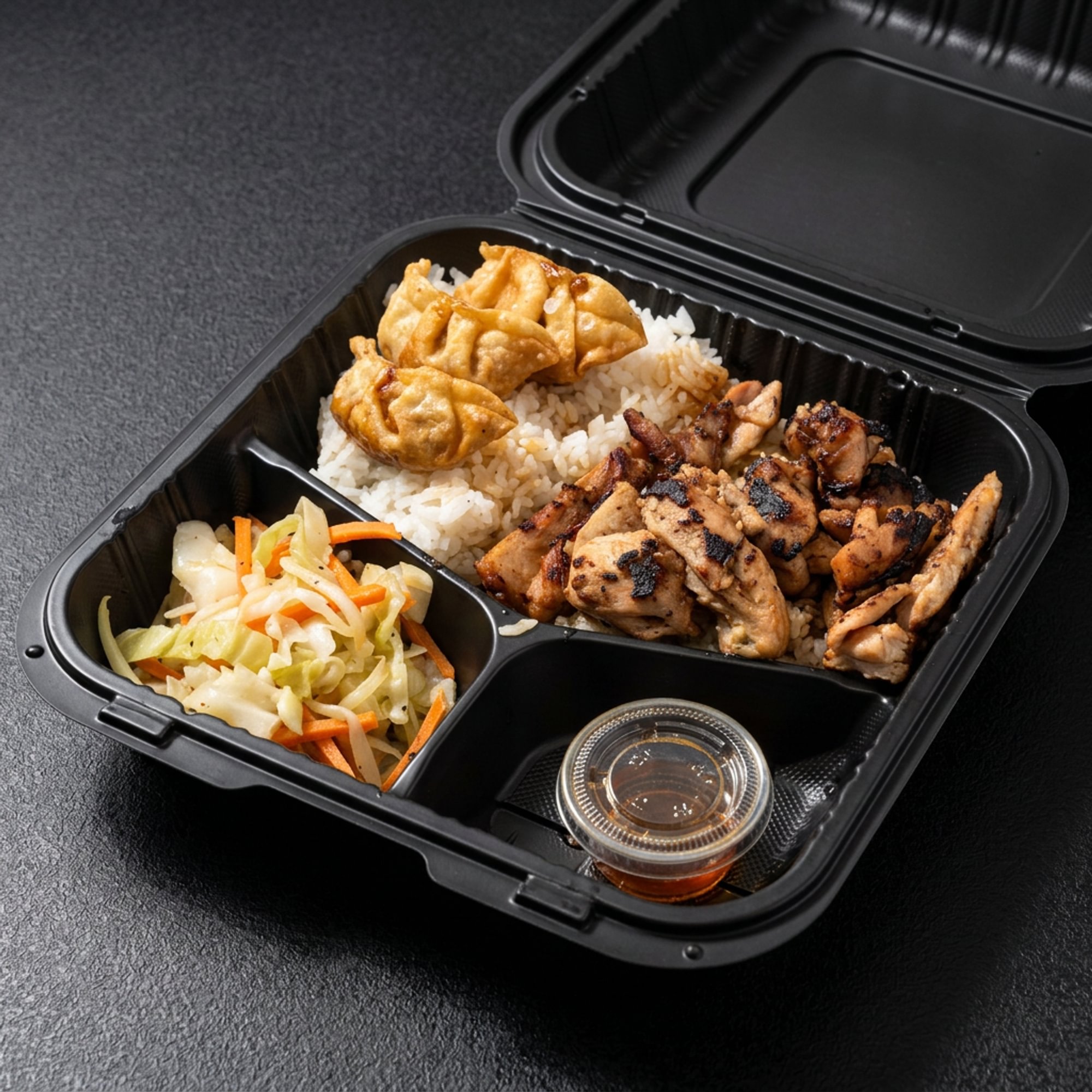 Thursday - Chicken Teriyaki and 4 Pieces Gyoza