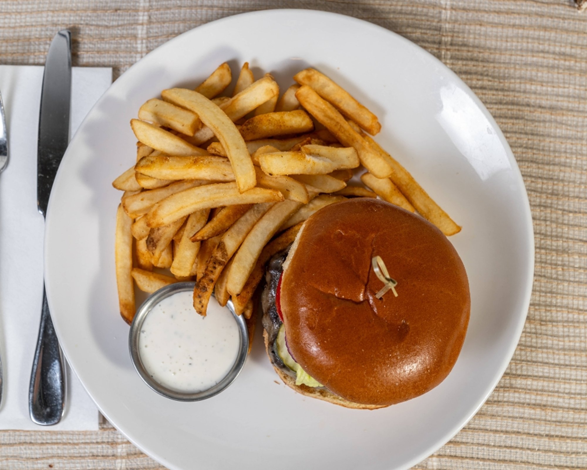 classic cheeseburger