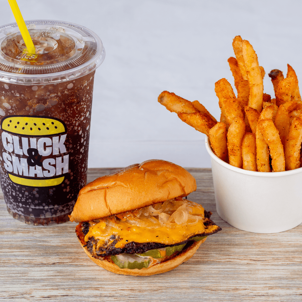 Single wagyu burger combo