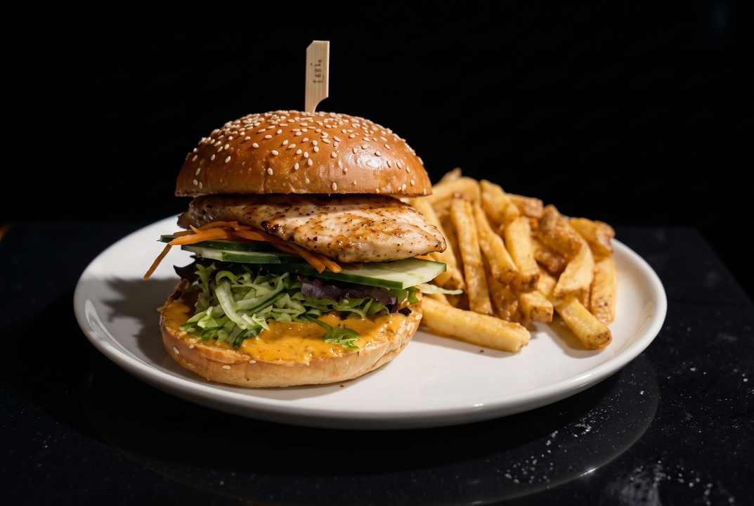 Hardwood Grilled Chicken Burger