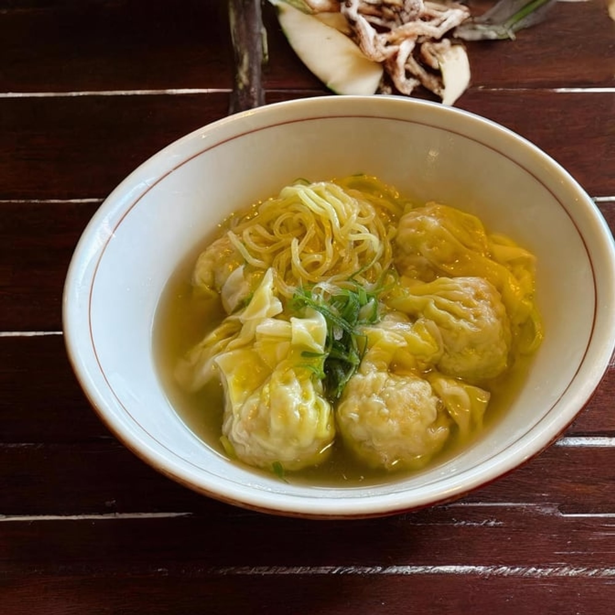 Pork Wonton Noodle Soup