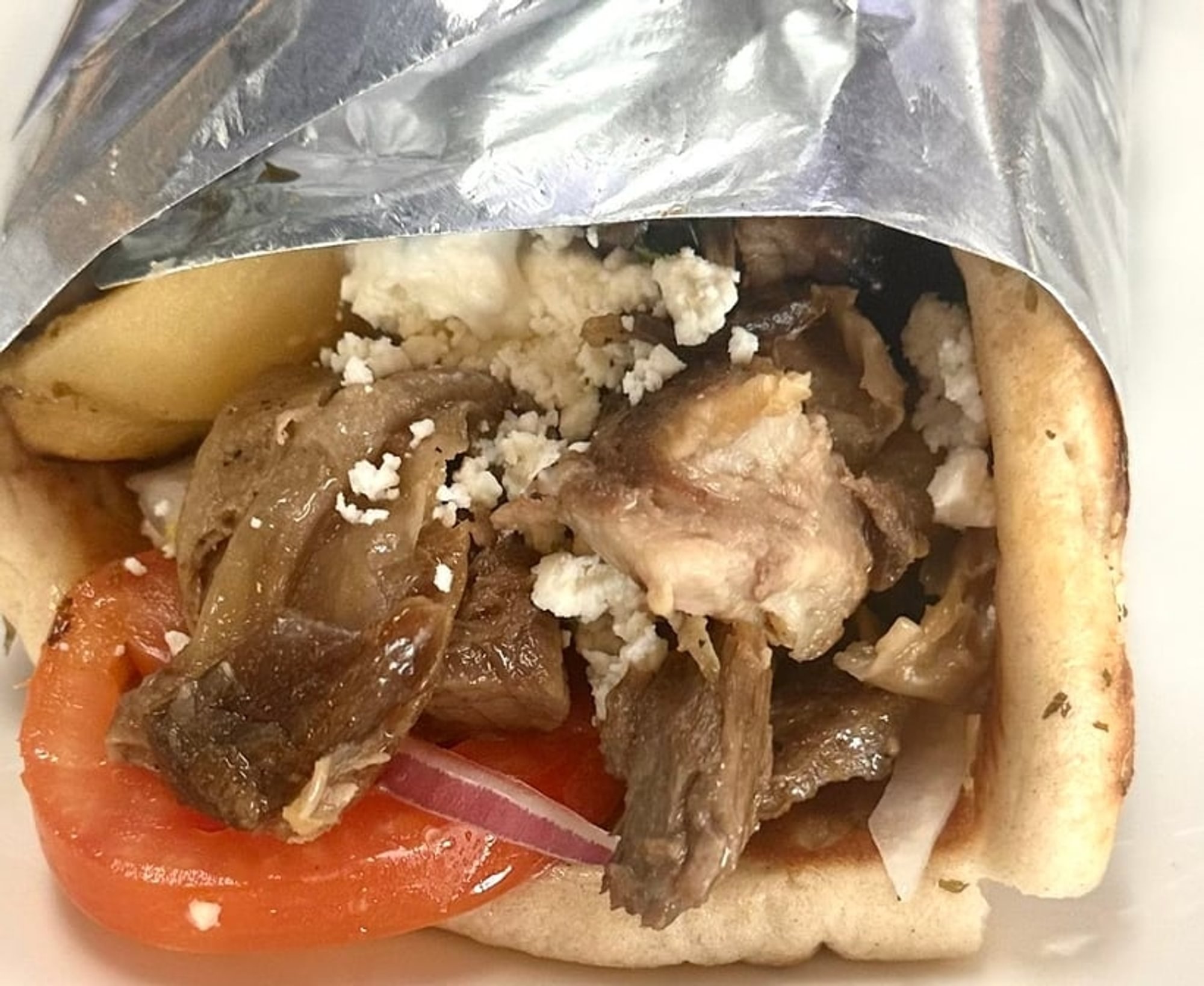 Roasted Lamb Pita