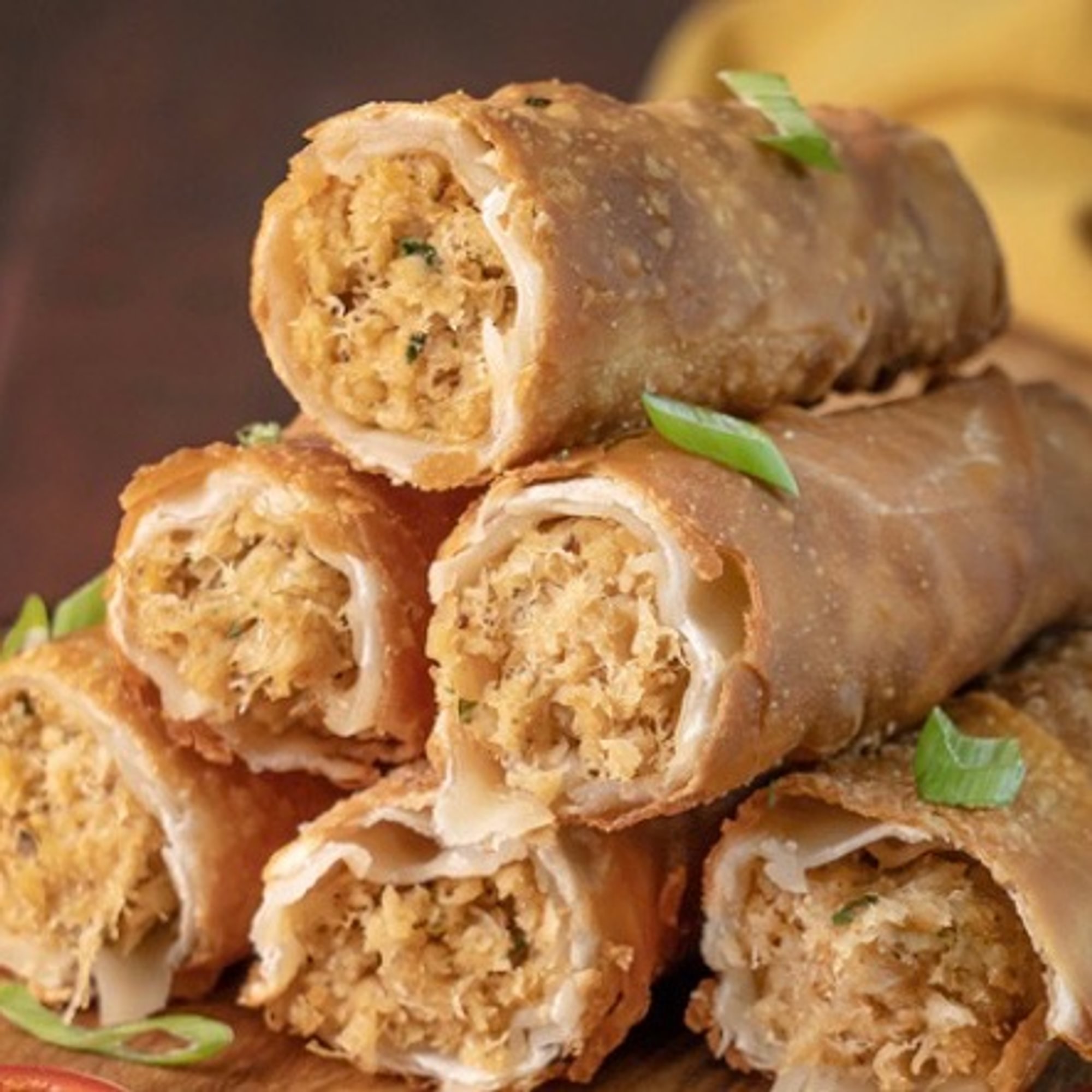 Crab Cake Egg Rolls