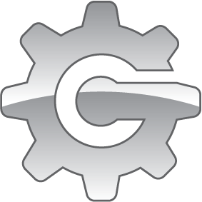 Gray Gear Graphics Logo