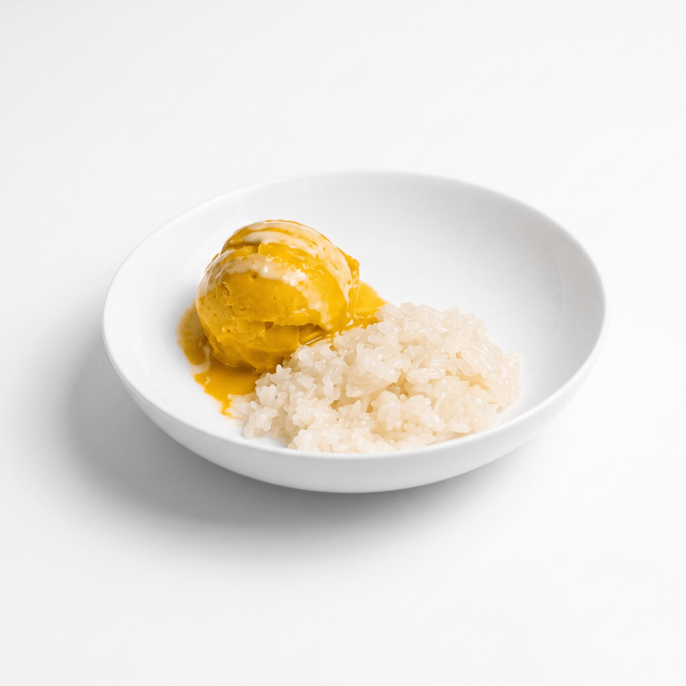 Ice-Cream Sticky Rice ข้าวเหนียวไอศกรีม