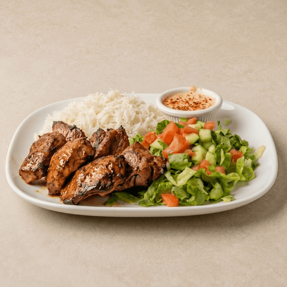Beef Shish Kabob Plate