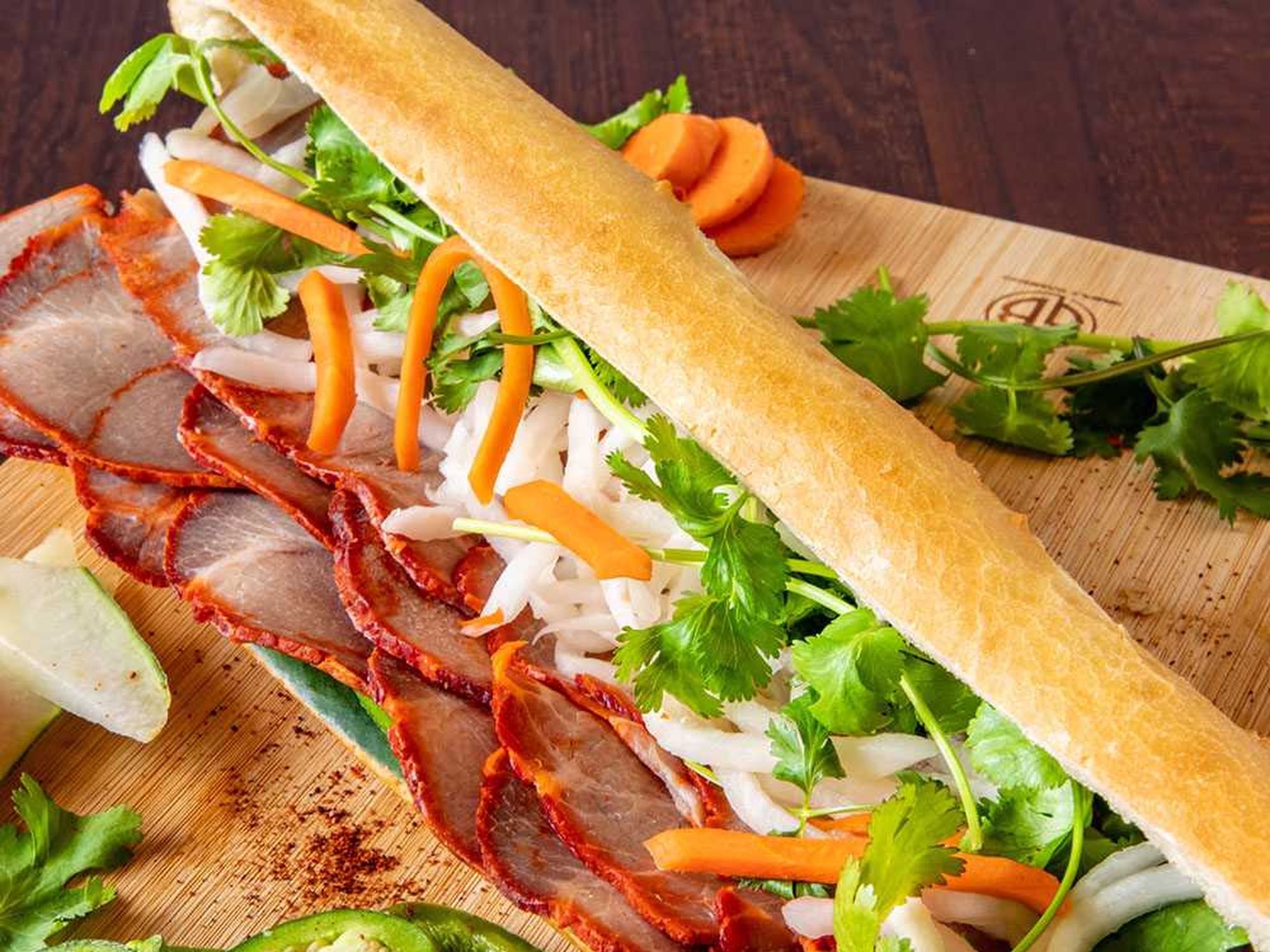 Banh Mi *Pate Pork BBQ / Bánh Mì Patê Xá Xíu*