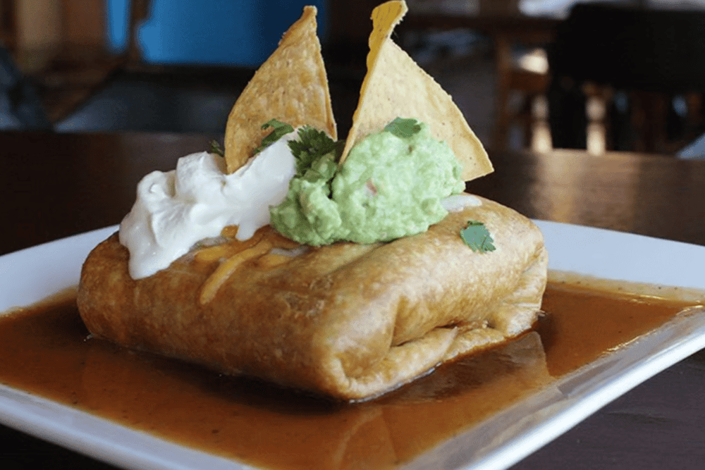 Chicken Chimichanga Lunch