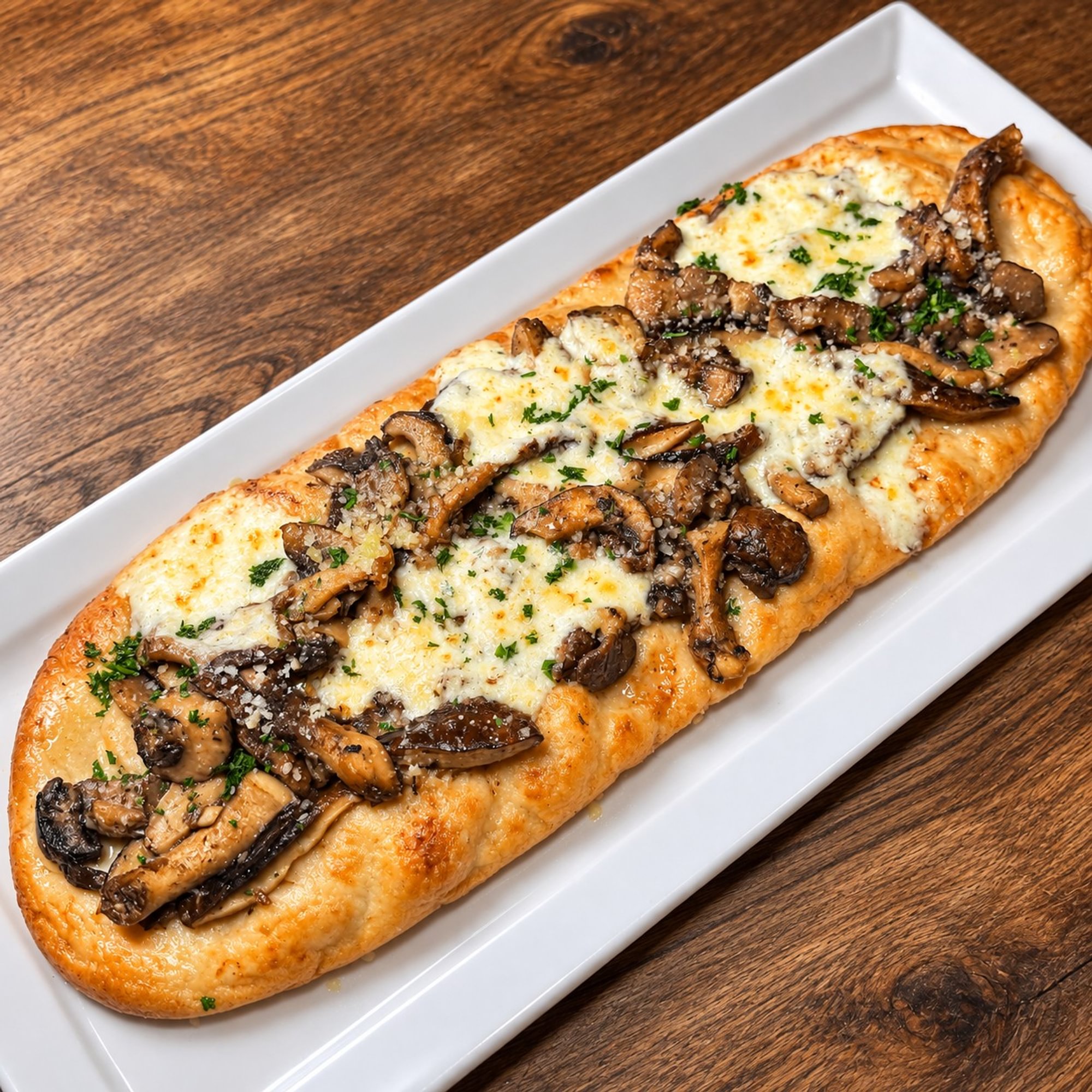 Wild Mushroom Truffle Flatbread