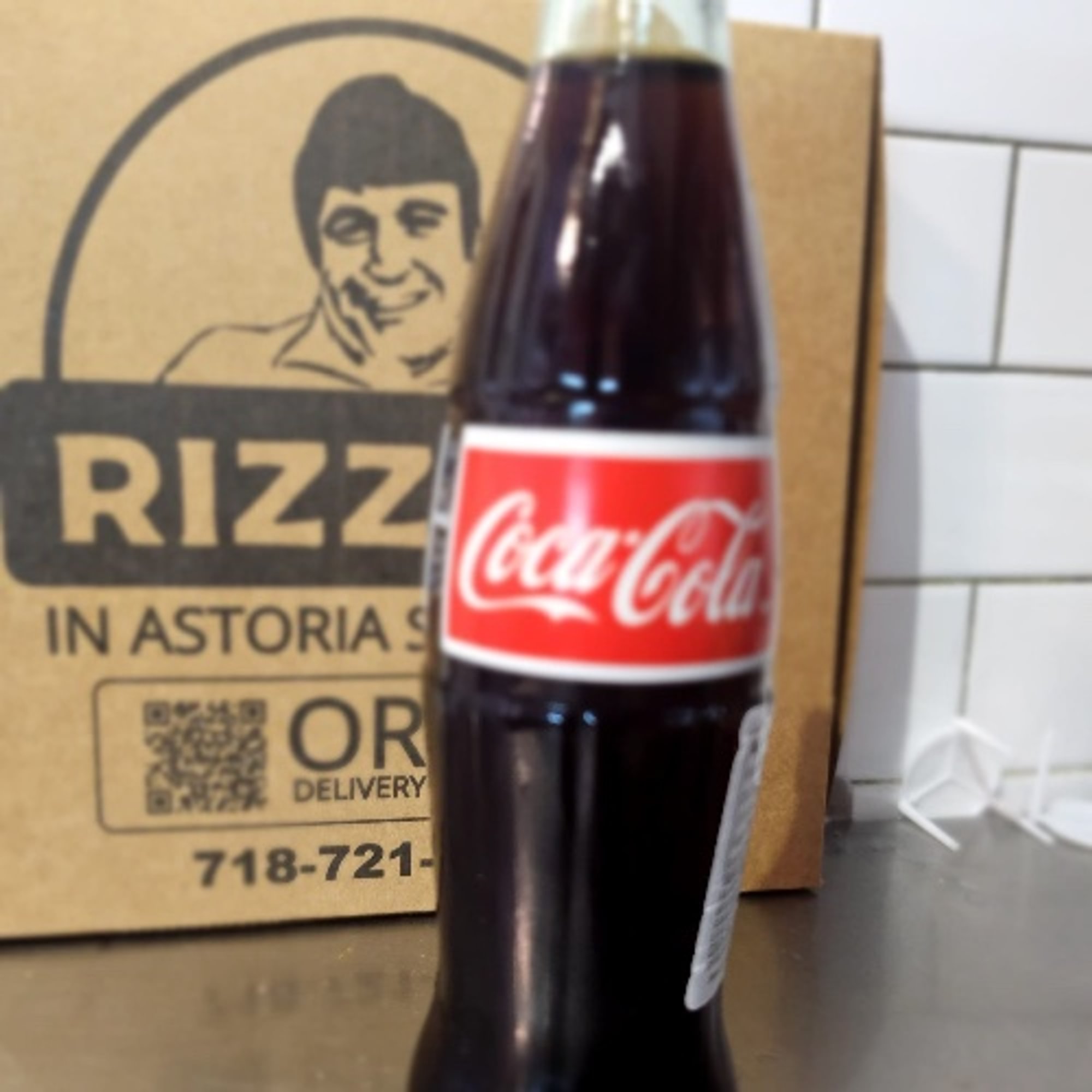 Glass Coca-Cola bottle