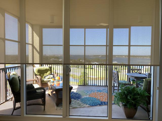 There's nothing better than enjoying a gorgeous view! Unless that bright PerdidoKey sunshine is making you squint, that is! The Solar Shades pictured here will help you enjoy that view!