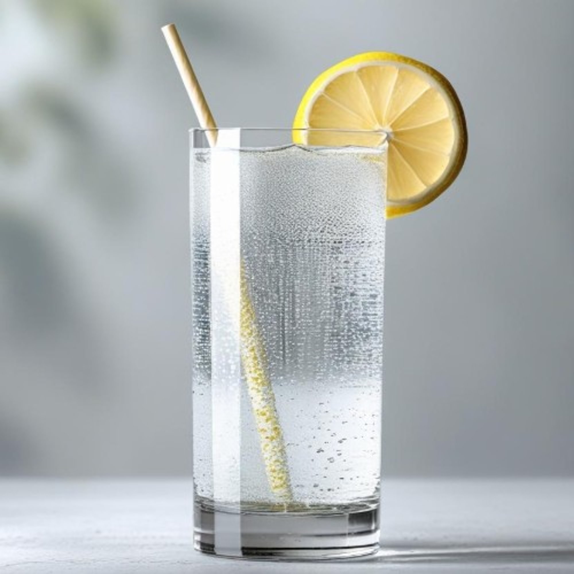 Sparkling Water with Lime