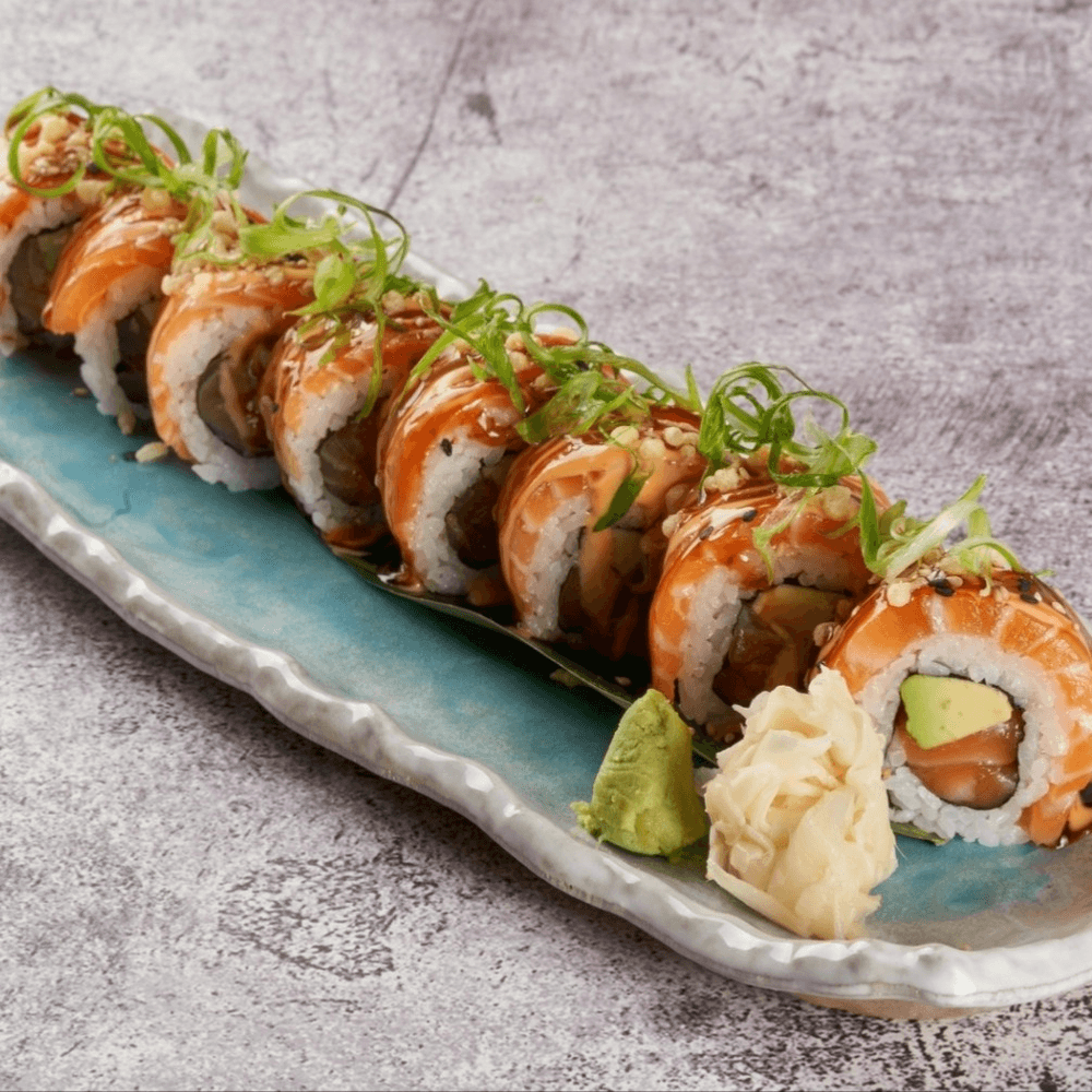 Salmon avocado