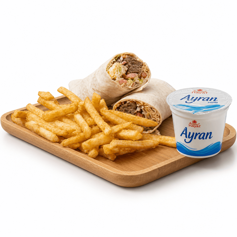 Adana Wrap Combo with Ayran