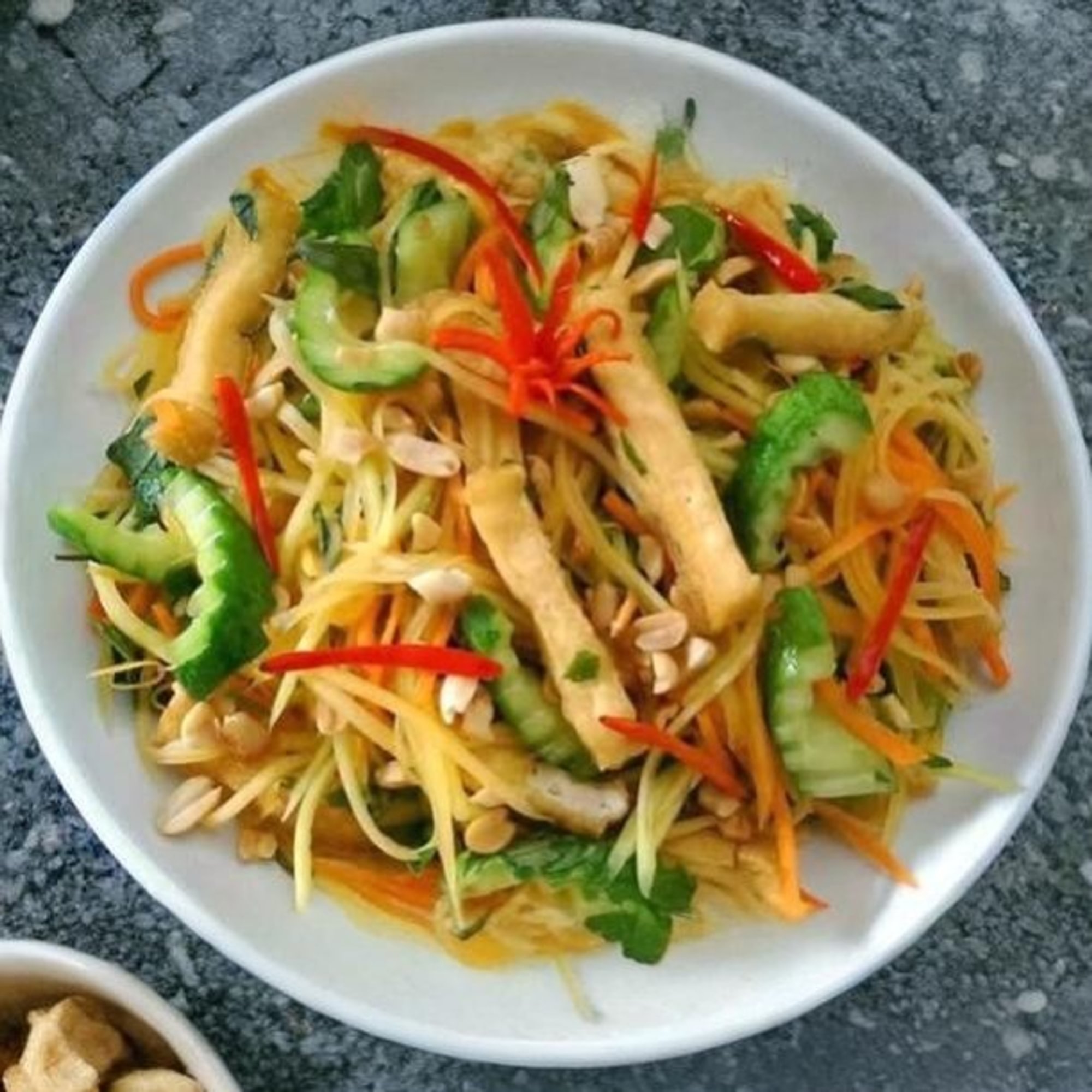16. Tofu & Papaya Salad / Gỏi Đu Đủ Đậu Hủ