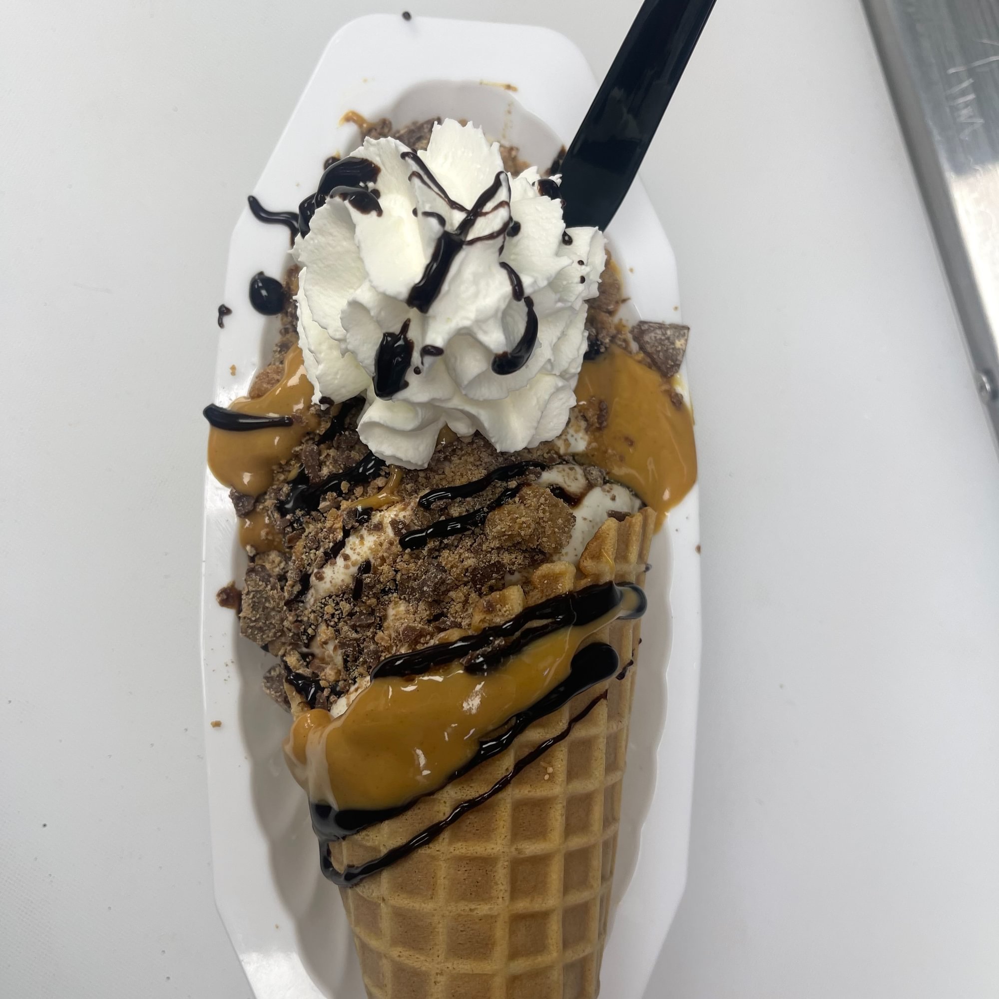 Hit & Run (Loaded Waffle Cone)