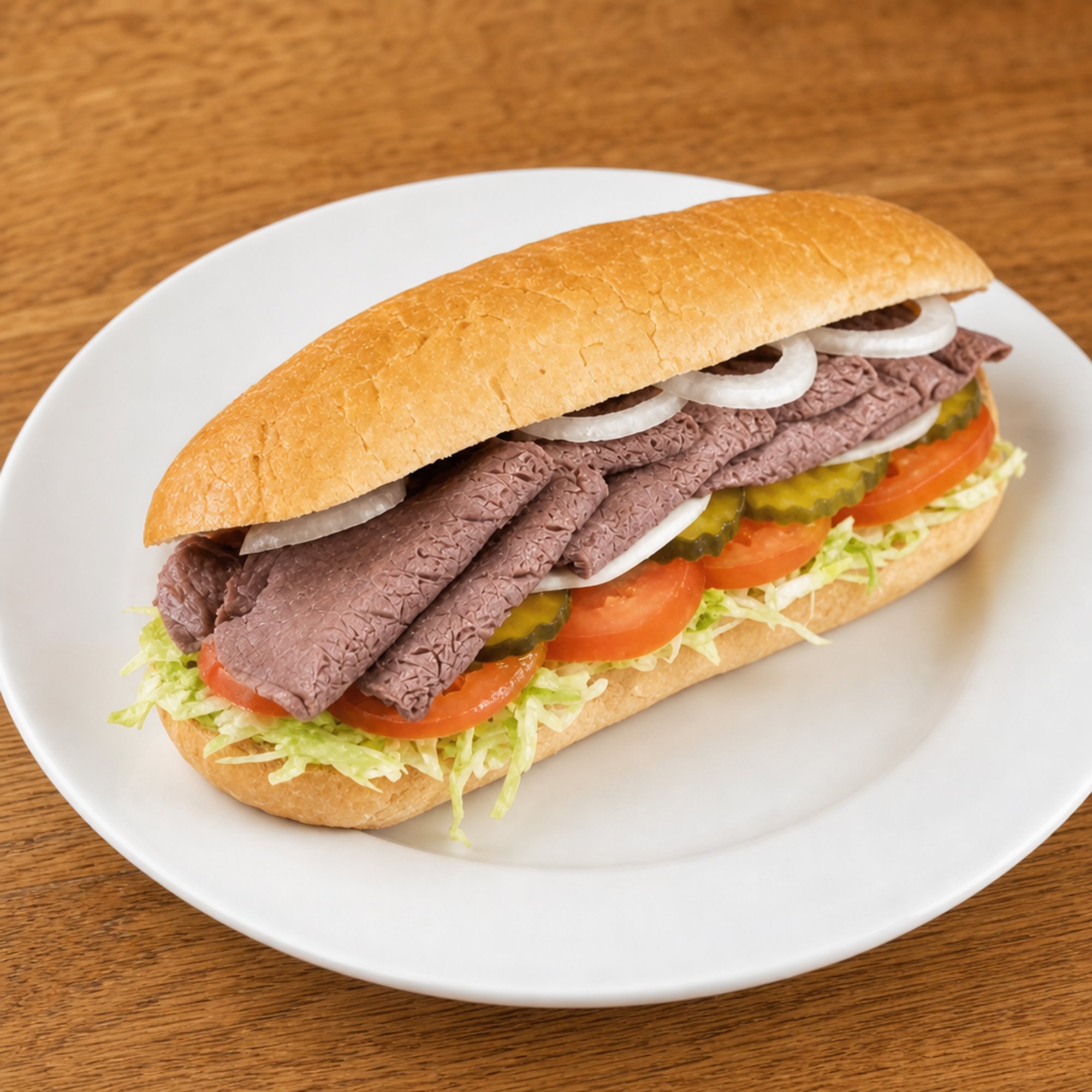 #4 Roast Beef Sub 8"