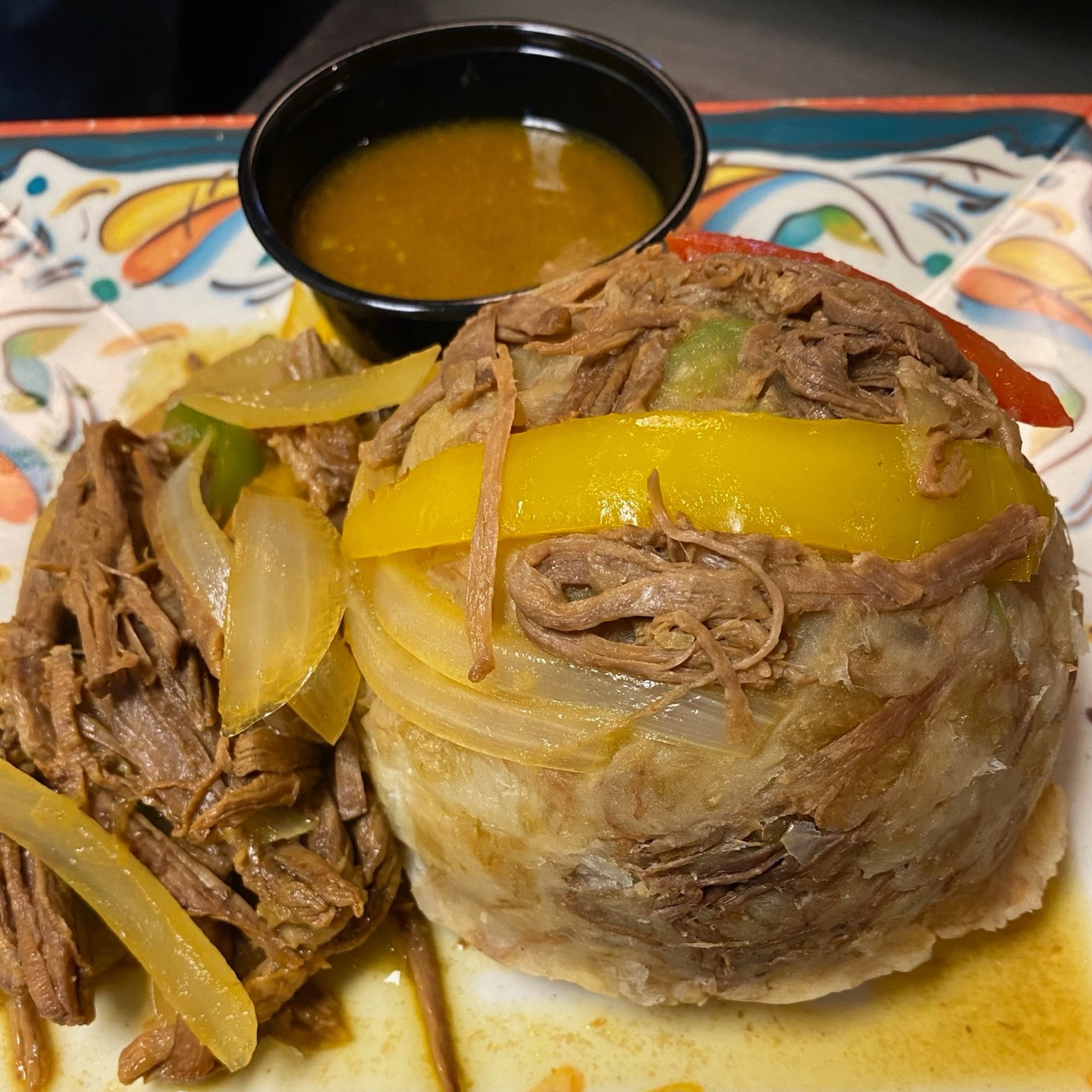 Mofongo ropa vieja
